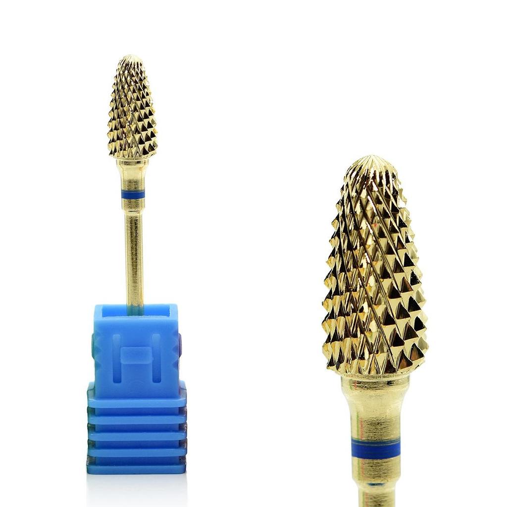 Nail Drill Machine Tool Bullet-shaped Alloy Nail Drill Bits Milling Cutters Manicure Pedicure Nail Art Drill Tools