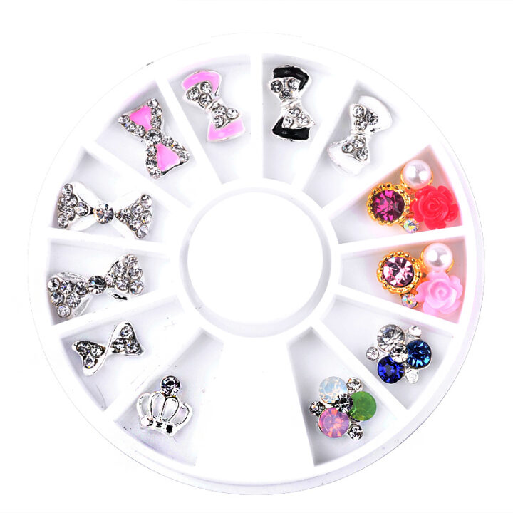 3D Nail Art Rhinestones Metal Rhinestone for Nail Art DIY Nails