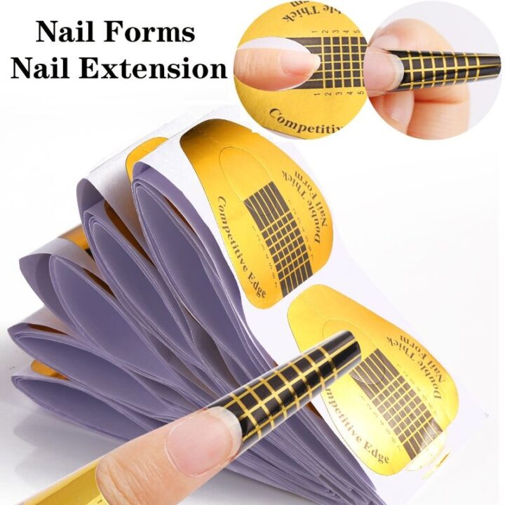 Professional Poly Gel Extension Curl Form for Precise Polygel Nail Art and Salon Quality Manicures