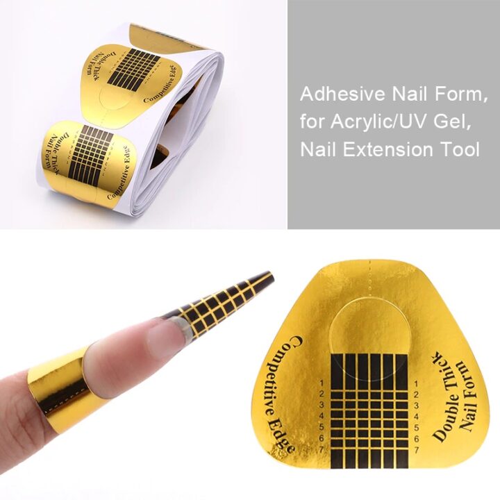 Professional Poly Gel Extension Curl Form for Precise Polygel Nail Art and Salon Quality Manicures