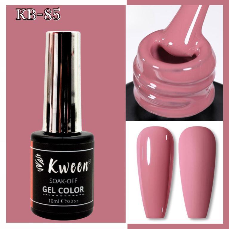 KWEEN 10ml Rose Pink Gel Nail Polish  UV/LED Soak Off Gel Polish for Salon