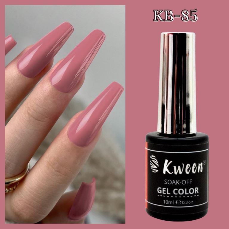 KWEEN 10ml Rose Pink Gel Nail Polish  UV/LED Soak Off Gel Polish for Salon