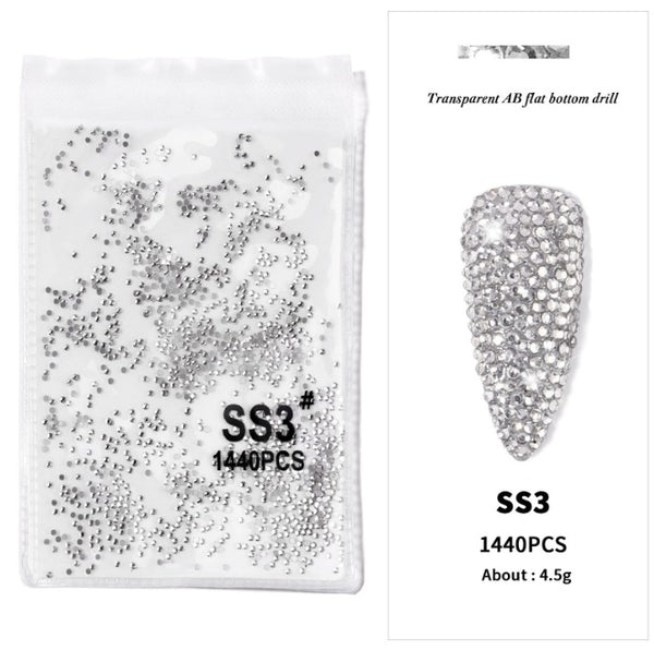 3d Nail Art Decoration Crystals Rhinestones For Nail Decoration Achieve Salon-quality Nails at Home.