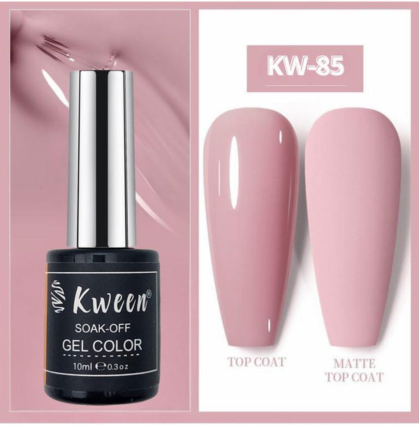 KWEEN Nude Pink Gel Polish UV LED Soak Off Gel Nail Polish