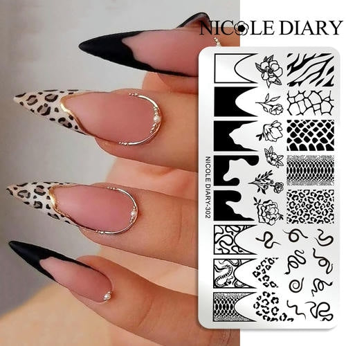 Nicoles Diary Trendy Nail Art Stamping Plates Create Stunning Manicures Effortlessly At Home.