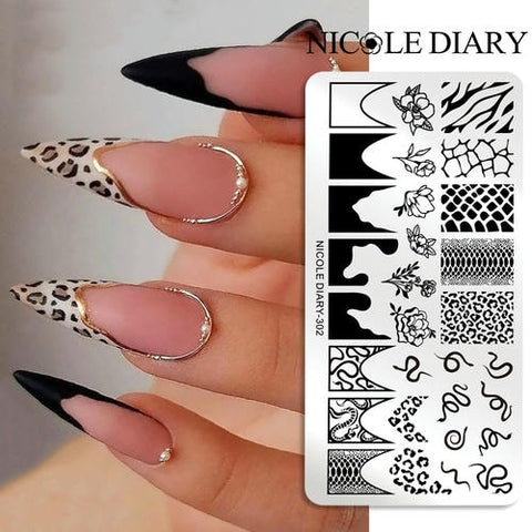 Nicoles Diary Trendy Nail Art Stamping Plates Create Stunning Manicures Effortlessly At Home.