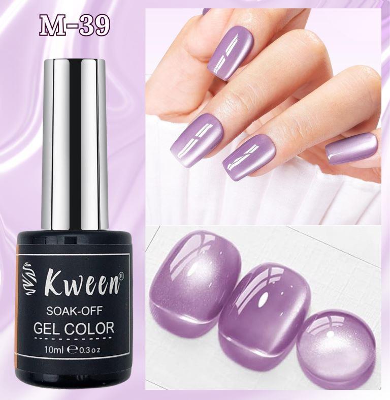 KWEEN Moonlight Cateye UV Gel Nail Polish Soak off Magnet Gel Color