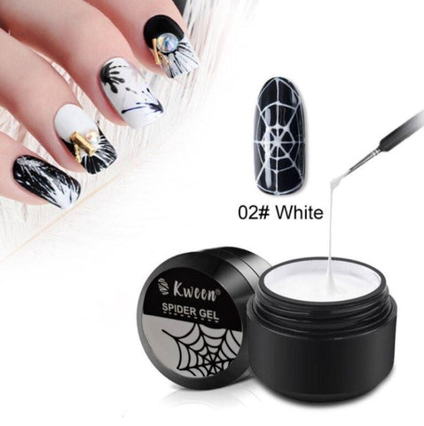 kween 5ml Spider Gel Nail Polish Art UV LED Professional Nail Paint UV Color Gel Lacquer Embossing Pull Wire Spider Gel Elastic Drawing Line Nail Polish Gel