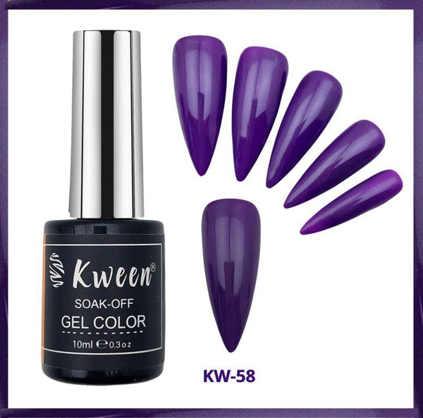 KWEEN Royal Purple Gel Polish UV LED Soak Off Gel Nail Polish
