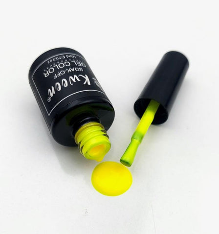 KWEEN Neon yellow UV/LED Varnish Soak Off Nail Art Gel Polish