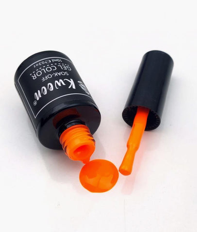 KWEEN Neon Orange UV LED Gel Varnish Soak Off Nail Art Gel Polish