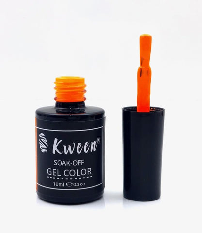 KWEEN Neon Orange UV LED Gel Varnish Soak Off Nail Art Gel Polish