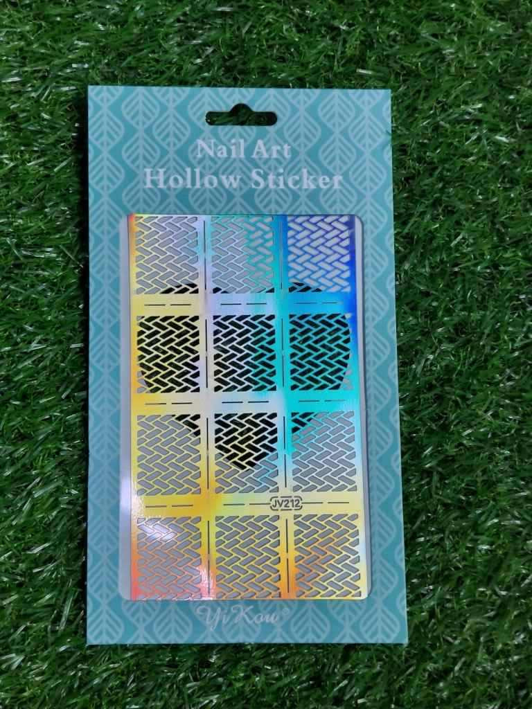 Different Designs Hollow Nail Art Stencils For Nail Decoration