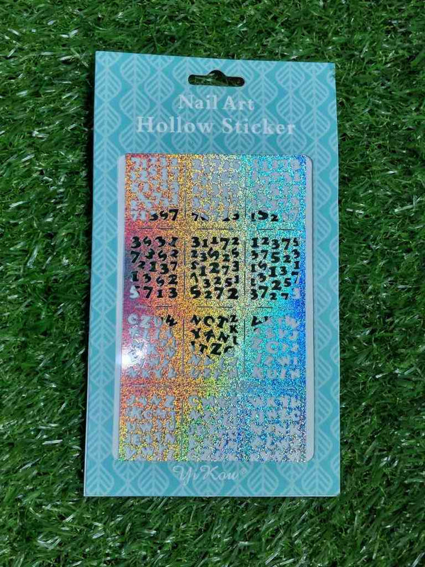 Different Designs Hollow Nail Art Stencils For Nail Decoration