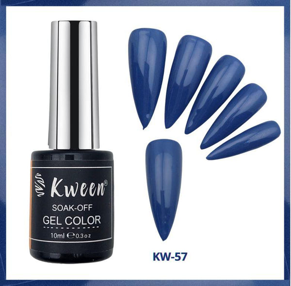 KWEEN Dark Lavender Soak Off UV LED Nail Art Gel Polish For Manicure