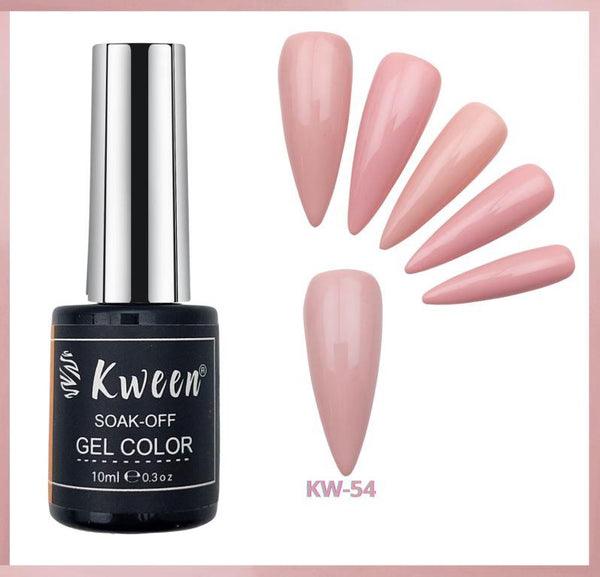KWEEN Light Natural Pink Nail Color UV/LED Soak off Gel Polish For Manicure