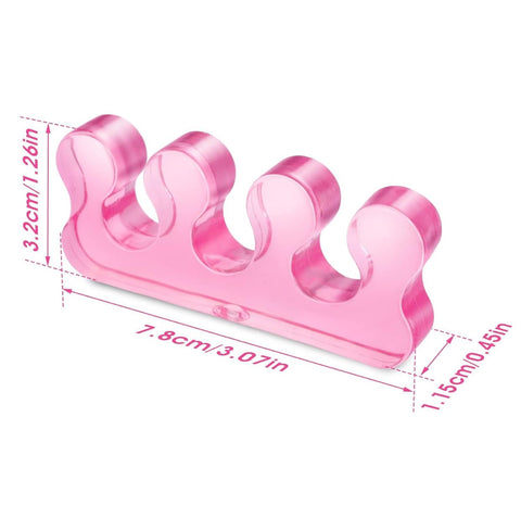 Silicone Toe Separator Comfortable Toe Separator for Perfect Pedicures at Home.