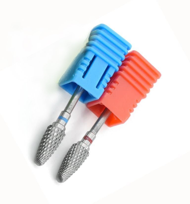 Nail Drill Machine Tool Bullet-shaped Alloy Nail Drill Bits Milling Cutters Manicure Pedicure Nail Art Drill Tools