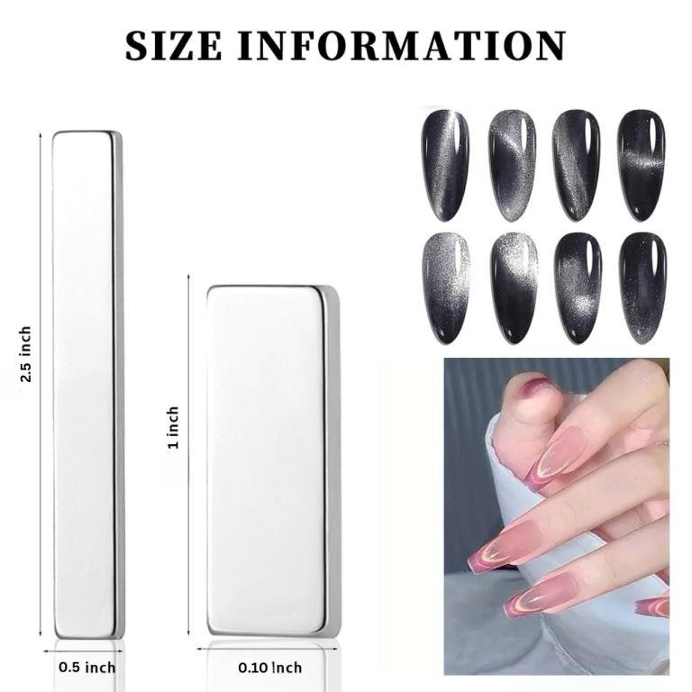 Cat Eye Magnet for Nails Multi-Function Magnet Bar Square for Nail Art