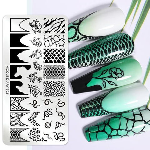 Nicoles Diary Trendy Nail Art Stamping Plates Create Stunning Manicures Effortlessly At Home.