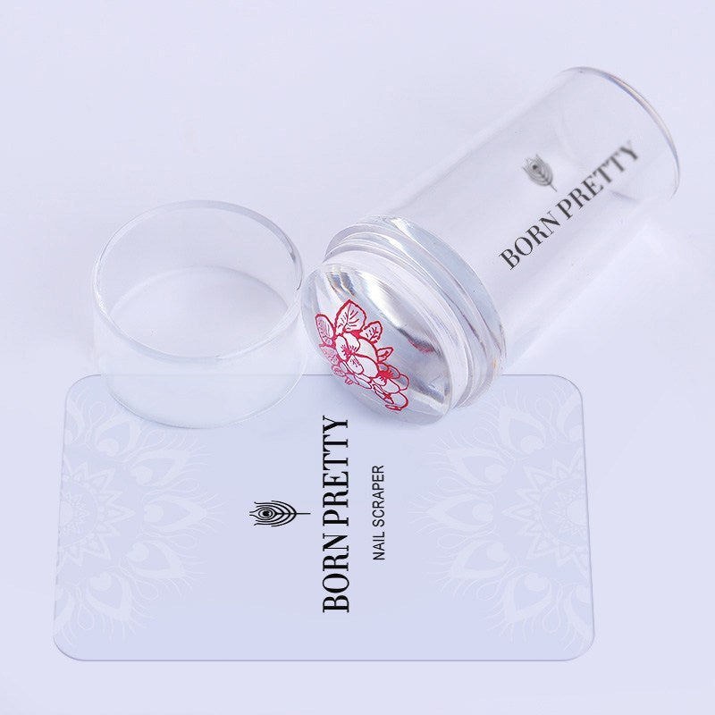 Born Pretty Jelly stamper Transparent Silicone Nail Art Jelly Stamper For French Nail And Best Stamping Prints