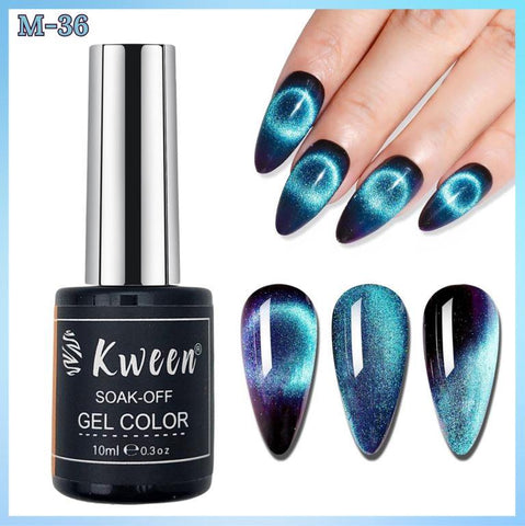 KWEEN 9D Cat Eye Gel Polish Soak Off UV/LED Nail Gel For Salon