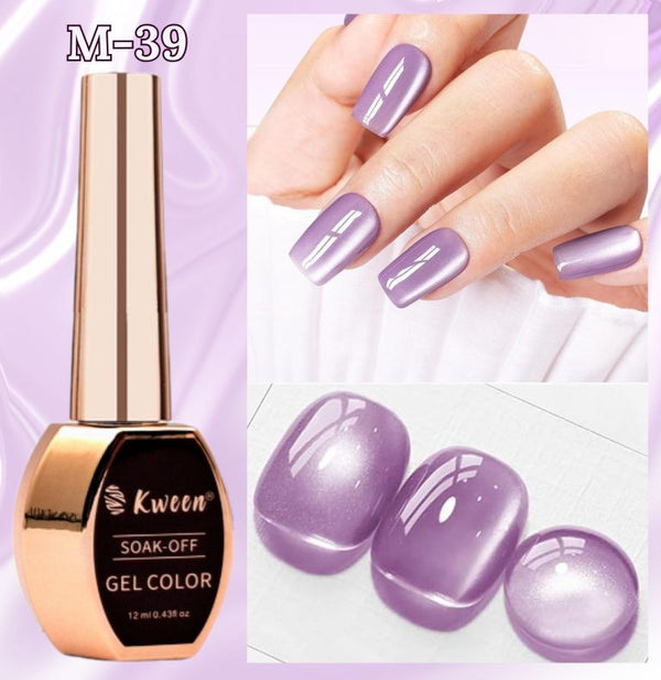 KWEEN Moonlight Cateye UV Gel Nail Polish Soak off Magnet Gel Color