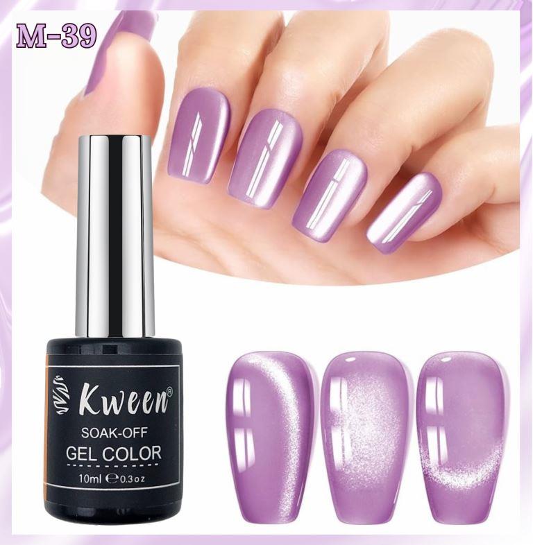 KWEEN Moonlight Cateye UV Gel Nail Polish Soak off Magnet Gel Color