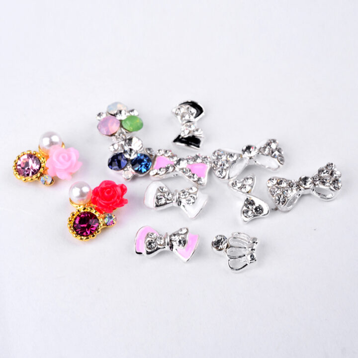 3D Nail Art Rhinestones Metal Rhinestone for Nail Art DIY Nails