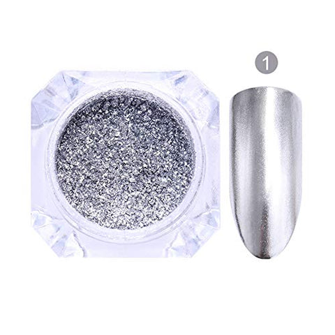 Born Pretty Golden And Silver Mirror Chrome Powder