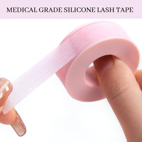 Blink Pink Eyelash Tape,Lash Tape for Eyelash Extensions,Breathable Waterproof Gel Lash Tape,Micropore Eyelash Tape for Lash Extensions