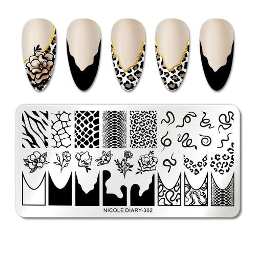 Nicoles Diary Trendy Nail Art Stamping Plates Create Stunning Manicures Effortlessly At Home.