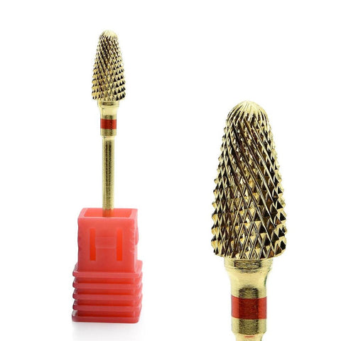 Nail Drill Machine Tool Bullet-shaped Alloy Nail Drill Bits Milling Cutters Manicure Pedicure Nail Art Drill Tools