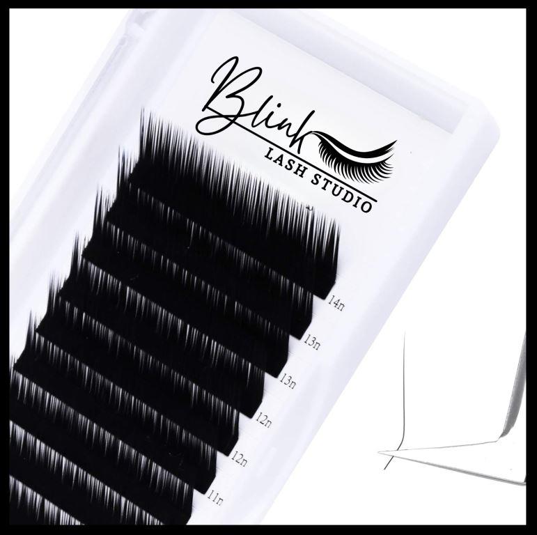 BLINK LU-M 0.07D/0.10D Lash Extensions Mixed Tray Eyelash Extension Professional