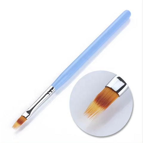 Professional Nail Art Ombre Brush Lightweight Pen Ocean Blue Nail Art Gradient Pen For Achieving The Fine Details and Thin Lines Needed For Nail Art Designs.