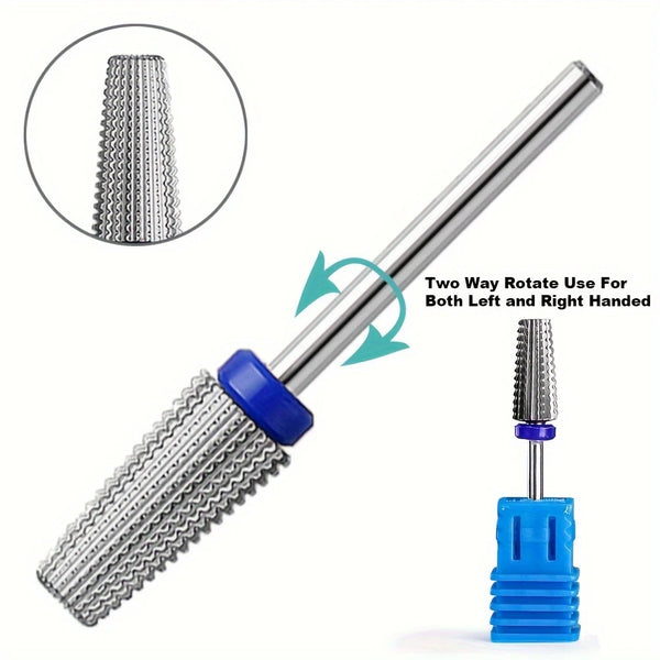 5 in 1 Nail Drill Bit, Slim Edition, Professional Manicure Drills for Electric Nail Drill Machine