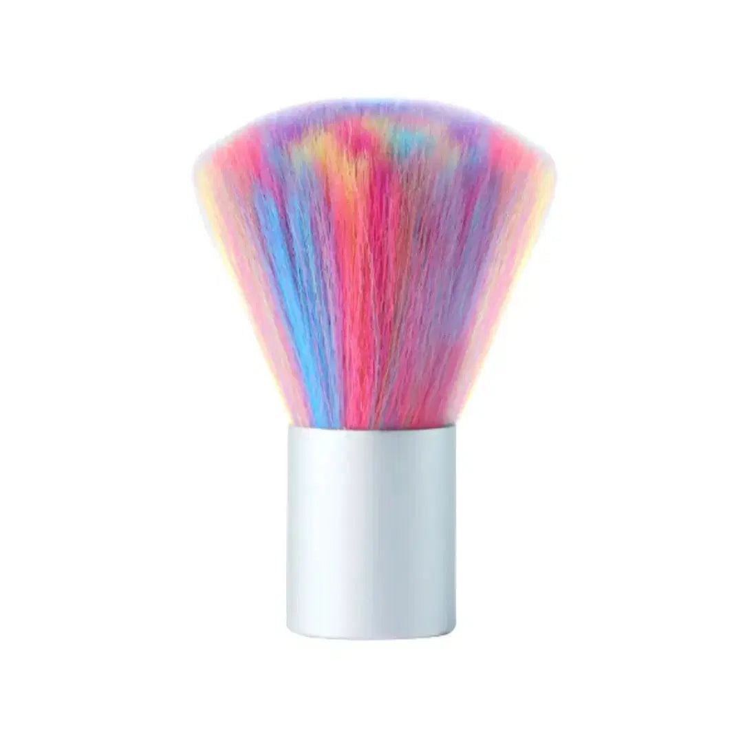 Rainbow Nail Cleaning Brush Soft Dust Remover Nail Brush For Cleaning Nails.