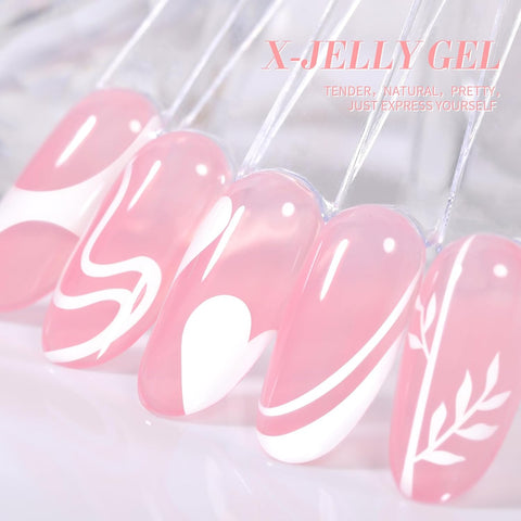 KWEEN Jelly Color 10ml Nail Polish 3 Toner Milky Jelly Gel Polish For Manicure