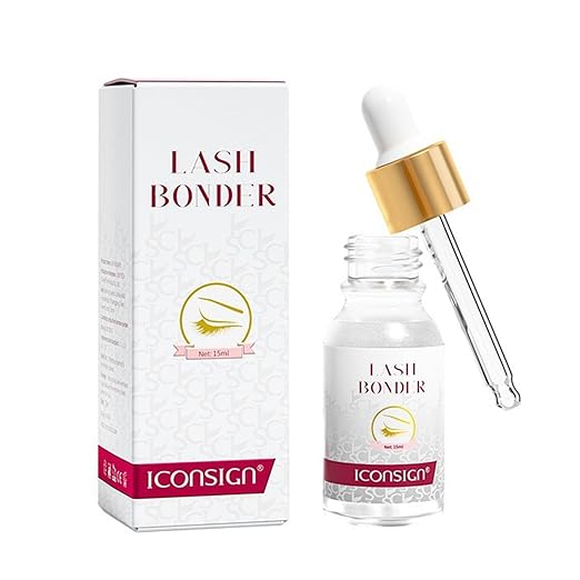 ICONSIGN Professional Lash Bonder Adhesive Eyelash Extension Glue For Strong Eyelash Application.