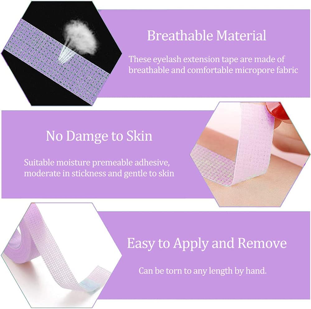 Eyelash Extension Tape Breathable Adhesive Lash Tape for Eyelash Extension