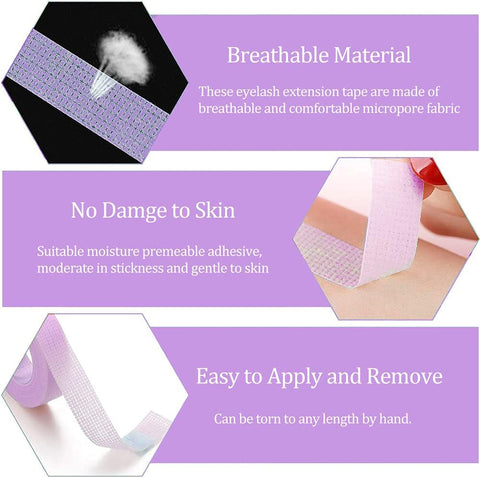 Eyelash Extension Tape Breathable Adhesive Lash Tape for Eyelash Extension
