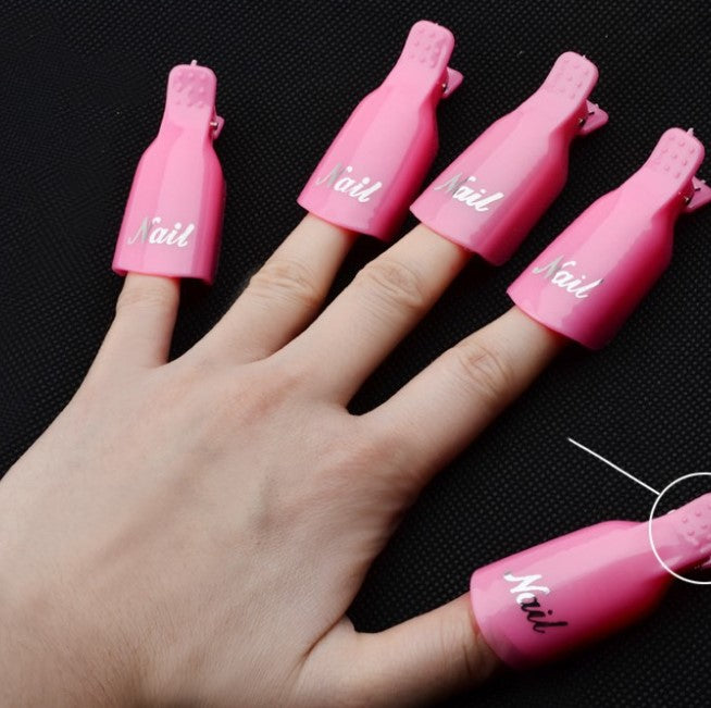 10pcs Gel Nail Polish Remover Clips Easy To Use Nail Polish Remover Clip For Salon's or Home Use.