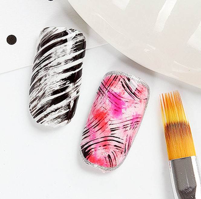 Professional Nail Art Ombre Brush Pen Perfect Brush For UV Gel Application and Nail Art.