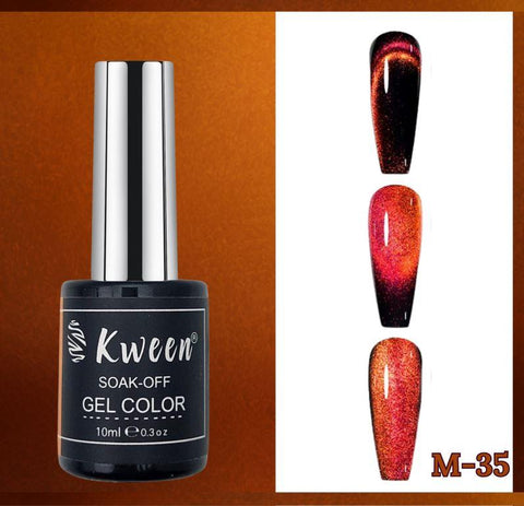 KWEEN Laser Magnetic Cat Eye Gel Nail Polish For Nail Art