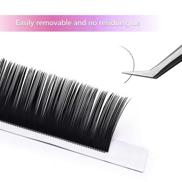 BLINK Lash Extension 0.07 Volume Eyelash Extensions D Curl Lash Extensions Individual Lash Extensions Mixed Length 8-15mm Professional Salon Use