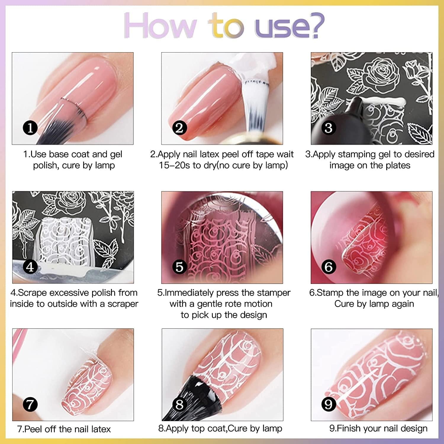 BORN PRETTY Stamping Plate Festival Celebration Nail Art Template BP-L013