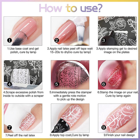 BORN PRETTY Stamping Plate Festival Celebration Nail Art Template BP-L013