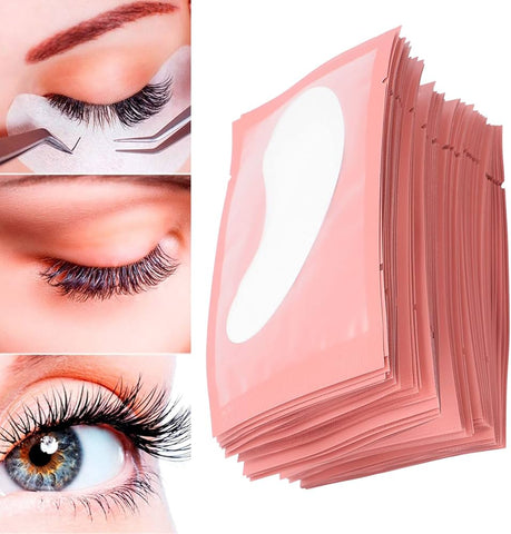 Eyelash Extension Under Eye Gel Patches Lint Free Eye Patches with Smooth Front Side and adhesive Back Side Eye Pads for Individual Eyelash Extension