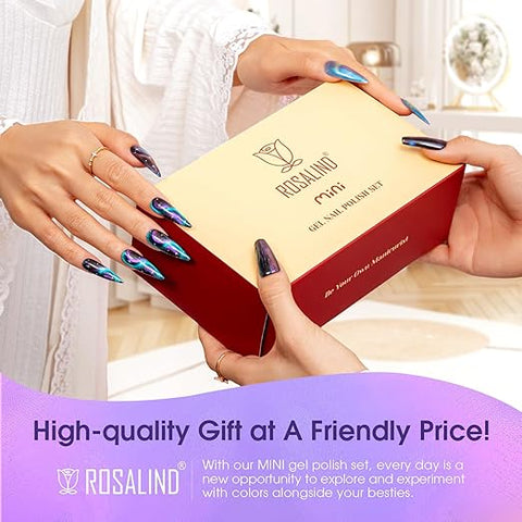 Rosalind 23pcs UV Gel Colors Pack Semi Permanent Glitter Gel Polish Colors Set For Manicure