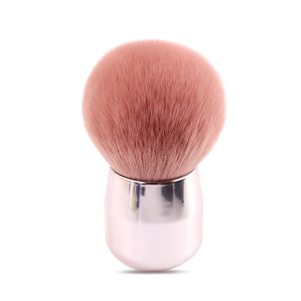 Small Efficient Soft Bristles Nail Art Dust Brush Makeup Brushes Foundation Brush Large Pink Powder Brush Flat Arched Premium Durable Makeup Brush For Women (Rose Pink)